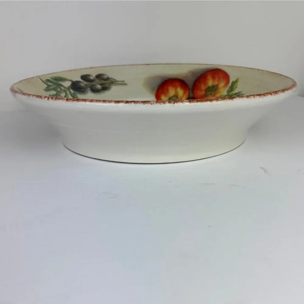 Williams Sonoma Jardin Potager Italy Vegetables LARGE PASTA Serving Bowl 14.5